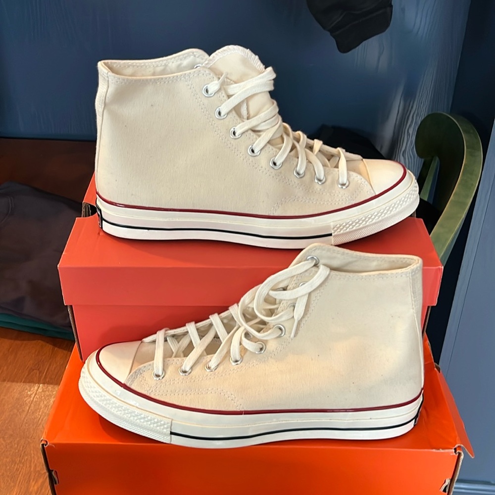 New converse chuck 70 - cream size 9.5 men’s